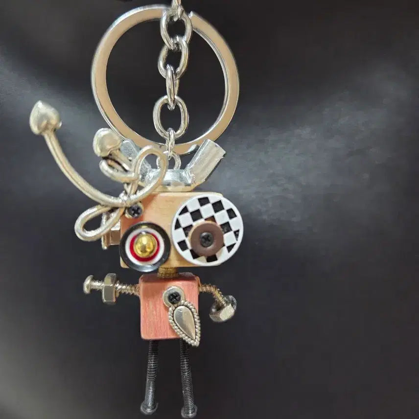 [BUNJANG] Handmade Robot Keyring / 핸드메이드 로봇 키링