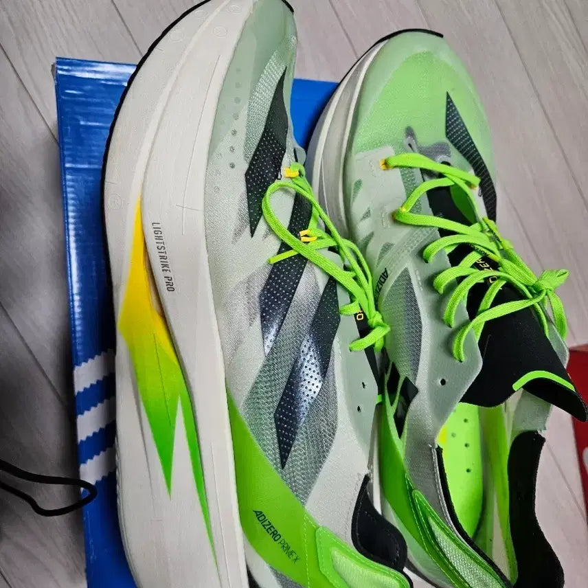 [BUNJANG] Adidas Adizero Prime X Green Sneakers / 아디다스 아디제로 프라임 X 그린 운동화 300