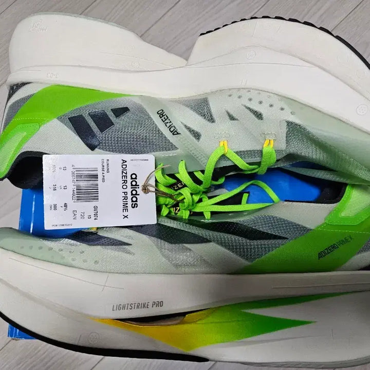 [BUNJANG] Adidas Adizero Prime X Green Sneakers / 아디다스 아디제로 프라임 X 그린 운동화 300