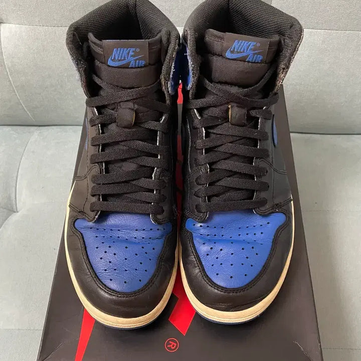 [BUNJANG] Nike Air Jordan 1 Retro High OG Royal Blue Sneakers / 조던1 레트로 하이 OG 로얄블루 280