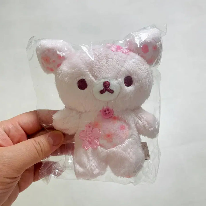 [BUNJANG] San-X Korilakkuma Sakura Pink Keyring / 산엑스 코리락쿠마 벚꽃 사쿠라 핑크 키링