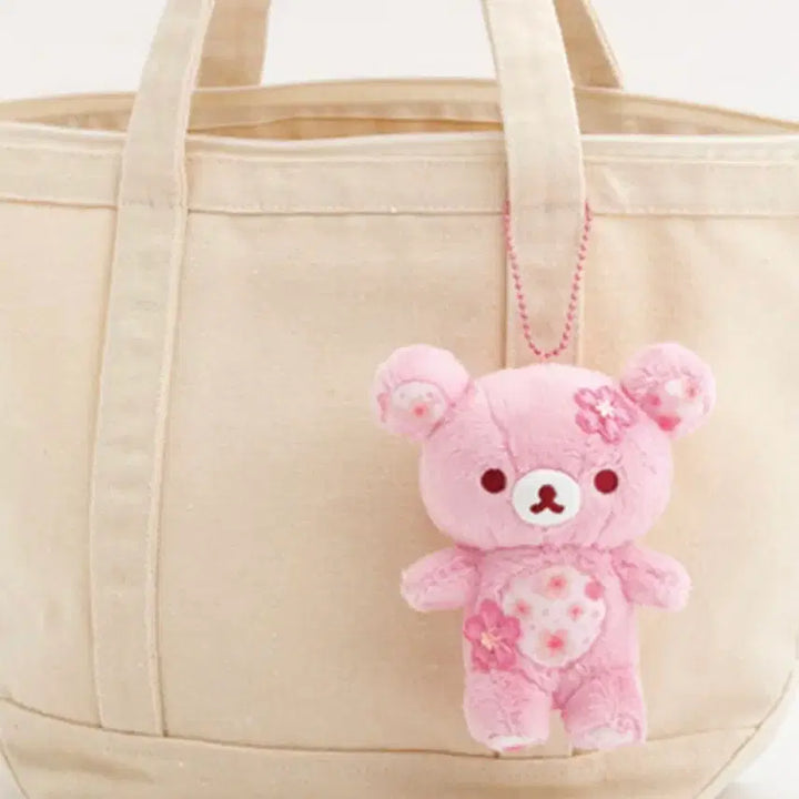 [BUNJANG] San-X Korilakkuma Sakura Pink Keyring / 산엑스 코리락쿠마 벚꽃 사쿠라 핑크 키링