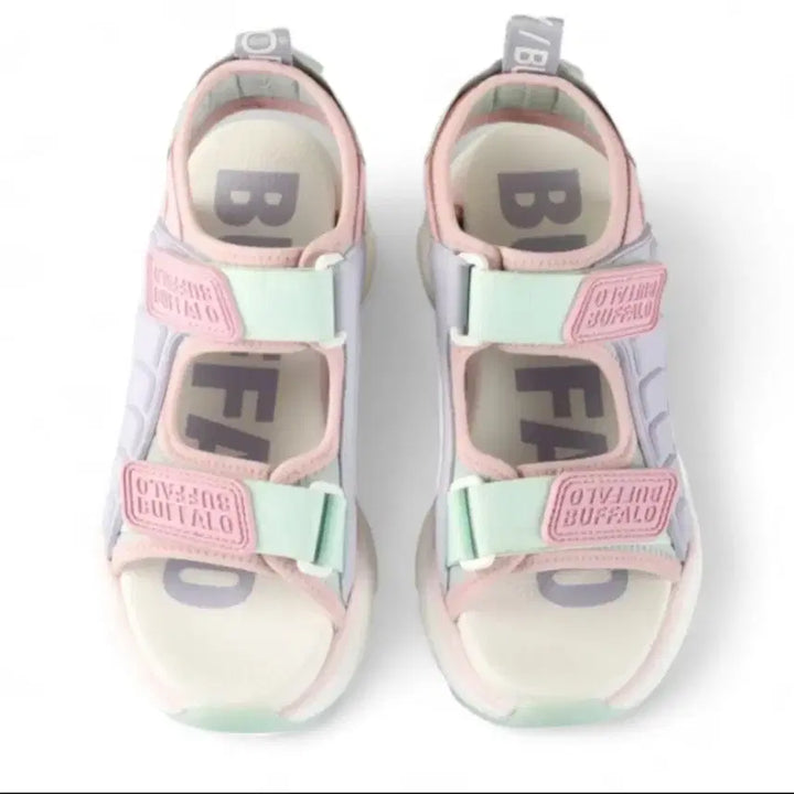 [BUNJANG] Buffalo Binary Track Sandals / Buffalo 버팔로 바이너리 트랙 샌들 핑크 퍼플 민트