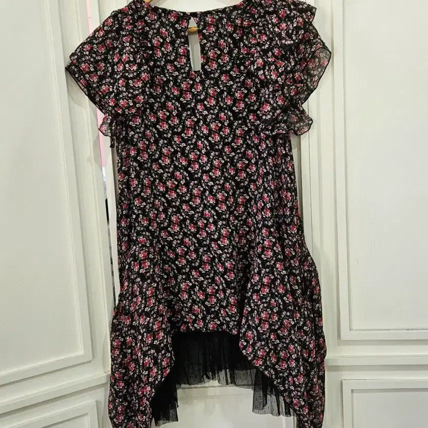 [BUNJANG] Fortune Cookies Floral Chiffon Dress / 플라워 쉬폰 원피스