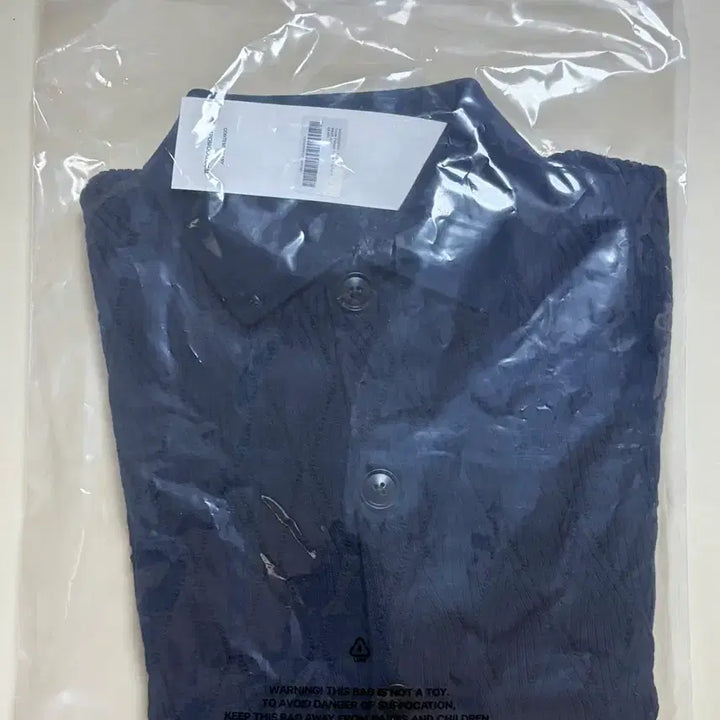 [BUNJANG] Intempo Mood Combe Pattern Collar Short Sleeve Cardigan / 새상품) 인템포무드 콤브 패턴 칼라 반팔 가디건