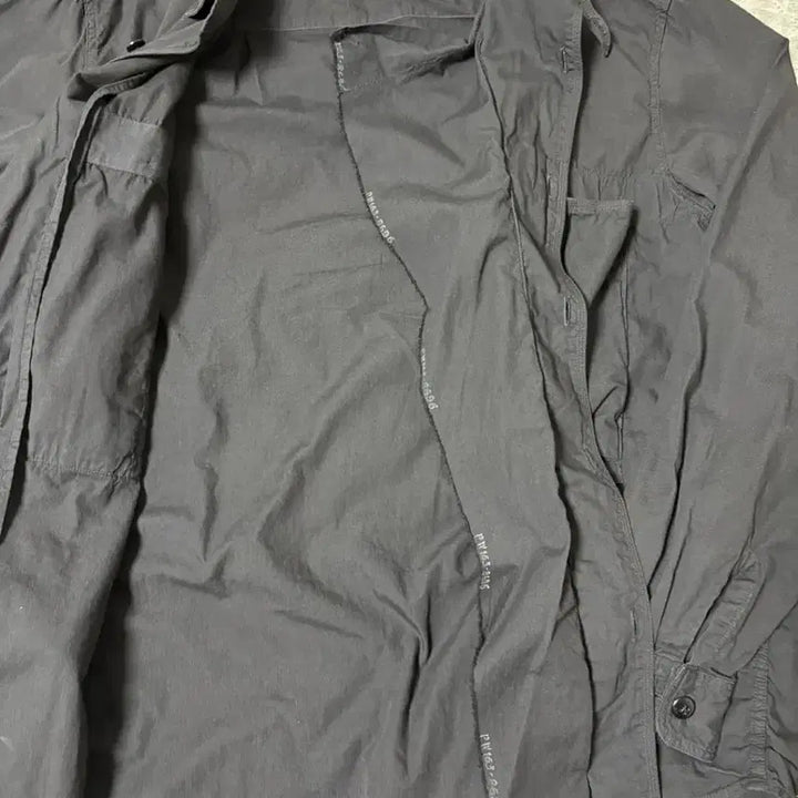 [BUNJANG] Capital Anorak Shirt Black / 캐피탈 아노락 셔츠 블랙
