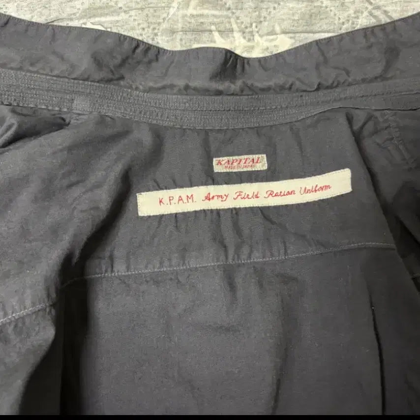 [BUNJANG] Capital Anorak Shirt Black / 캐피탈 아노락 셔츠 블랙