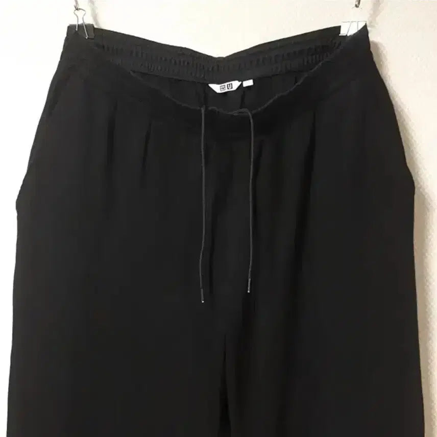 [BUNJANG] Uniqlo U Black Wide Tapered Pants / (XL) 유니클로 U 블랙 와이드 테이퍼드 팬츠