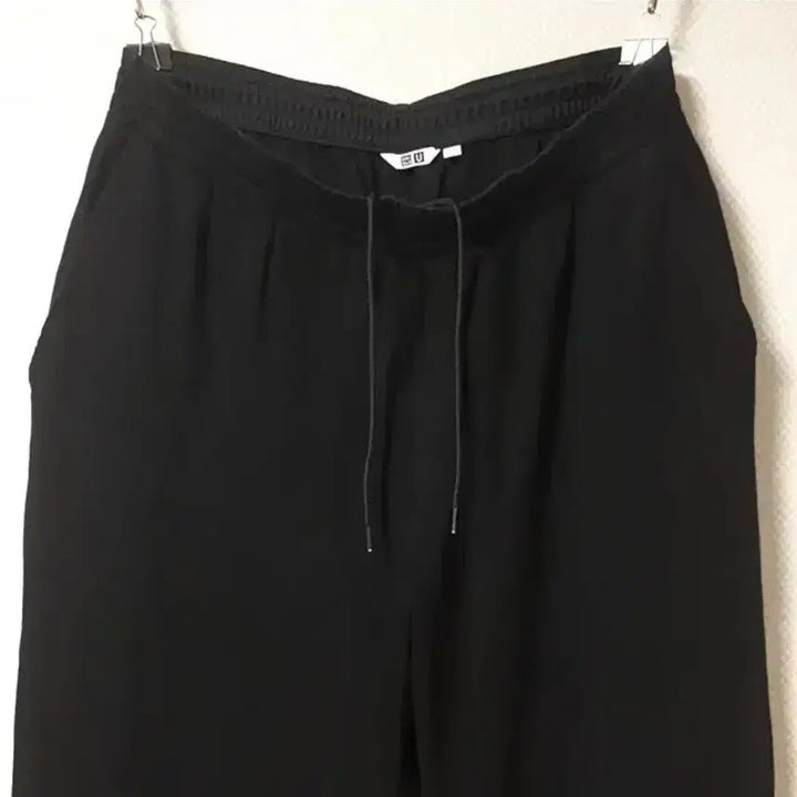 [BUNJANG] Uniqlo U Black Wide Tapered Pants / (XL) 유니클로 U 블랙 와이드 테이퍼드 팬츠