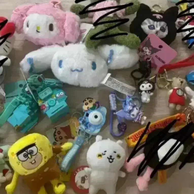 [BUNJANG] Character Plush Keyring / 캐릭터 인형 키링 판매합니다