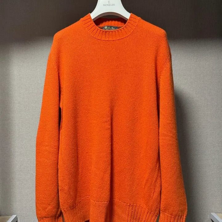 [BUNJANG] Loro Piana Baby Cashmere Orange Knit Sweater / 로로피아나 베이비 캐시미어 오렌지 니트 48