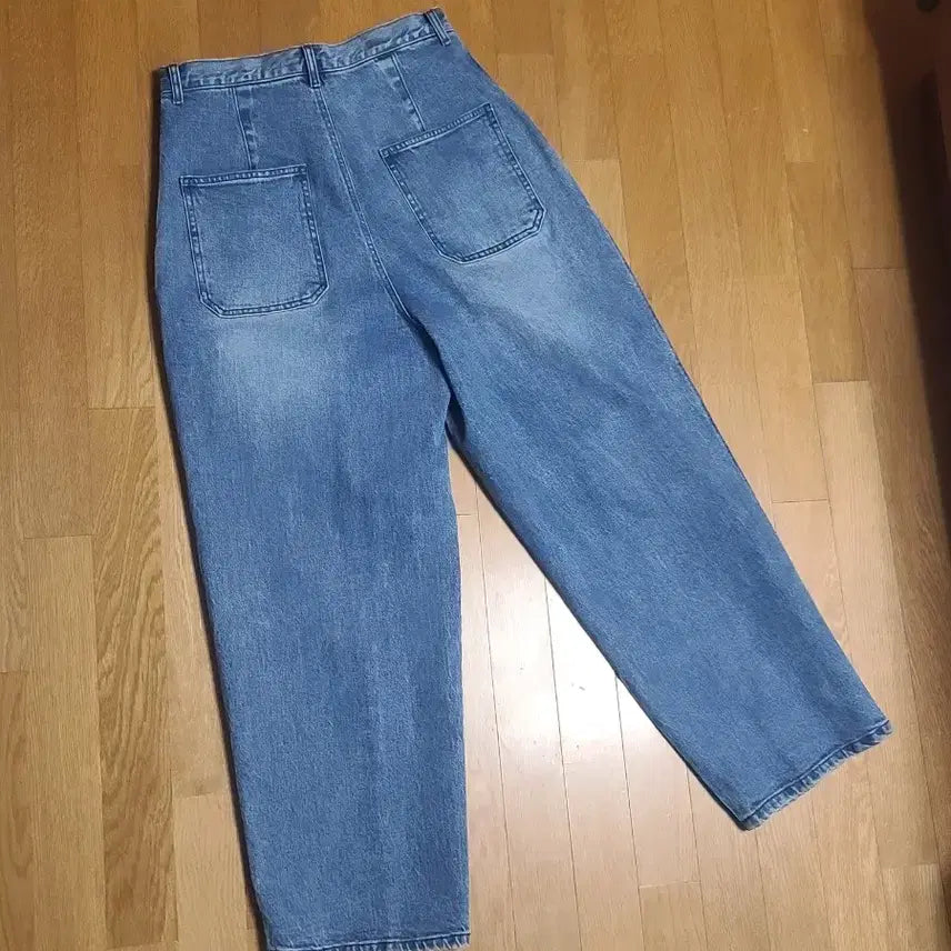 [BUNJANG] LEARVE One-Tuck Wide Denim Pants - M / 무신사 LEARVE 원턱 와이드 데님 팬츠 M