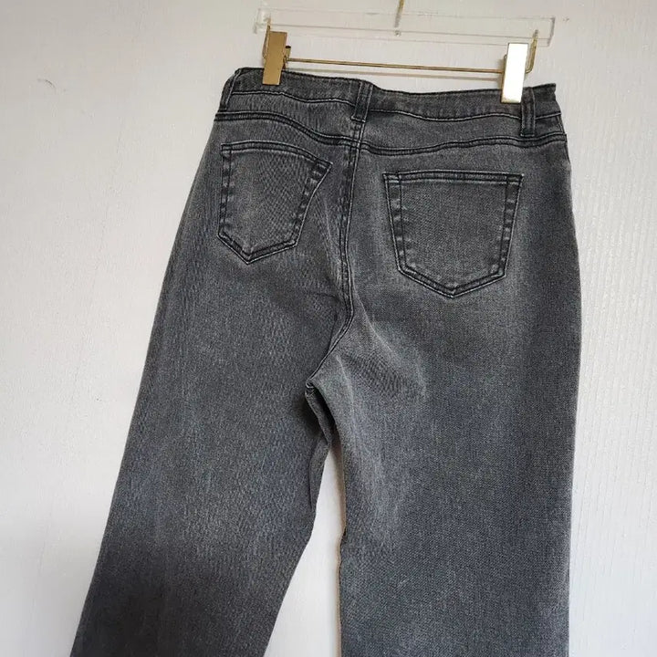 [BUNJANG] La Piffera 2024 Wide Denim Pants / 라삐아프2024속밴딩 와이드 데님팬츠28스판