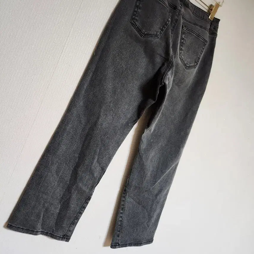 [BUNJANG] La Piffera 2024 Wide Denim Pants / 라삐아프2024속밴딩 와이드 데님팬츠28스판