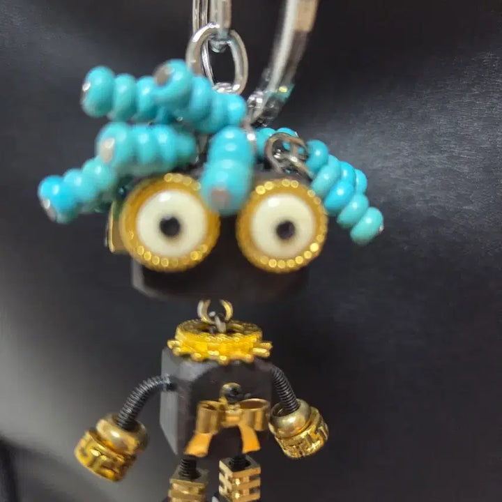 [BUNJANG] Robot Design Keyring/Bag Charm / 로봇 디자인 키링/가방고리 악세사리