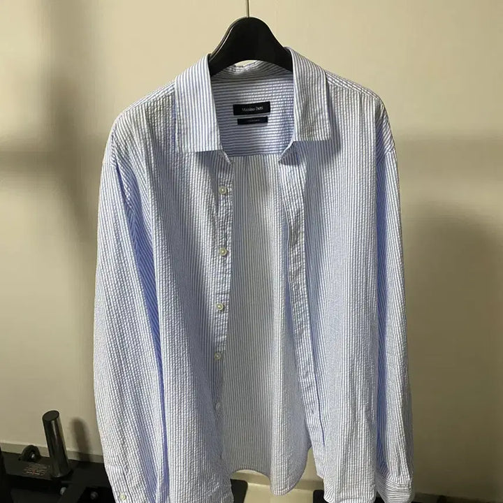 [BUNJANG] Massimo Dutti Blue Striped Shirt XL / 마시모두띠 블루 스트라이프 셔츠 xl