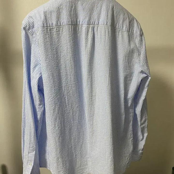 [BUNJANG] Massimo Dutti Blue Striped Shirt XL / 마시모두띠 블루 스트라이프 셔츠 xl