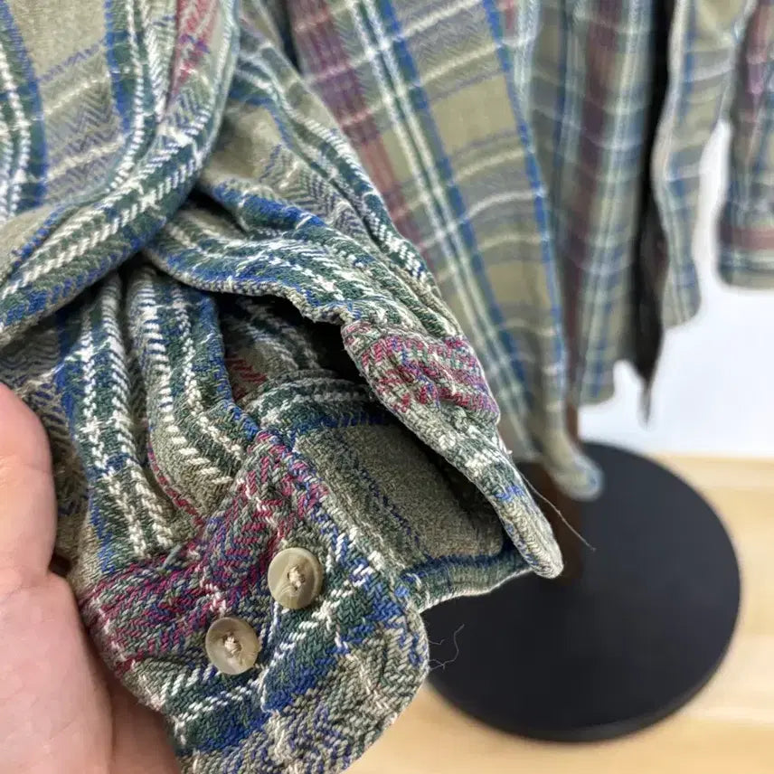 [BUNJANG] Timberland American Vintage Flannel Shirt / 아메리칸 빈티지 팀버랜드 플란넬 셔츠
