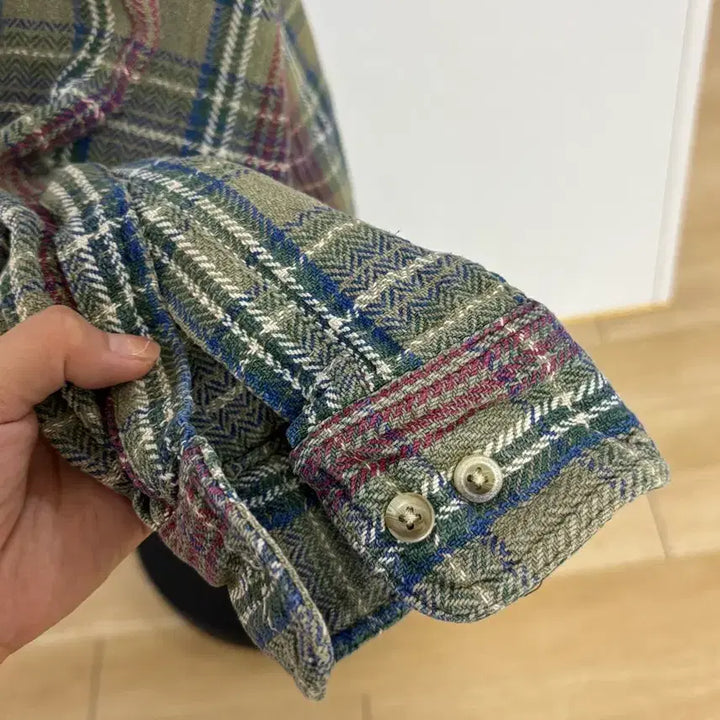 [BUNJANG] Timberland American Vintage Flannel Shirt / 아메리칸 빈티지 팀버랜드 플란넬 셔츠