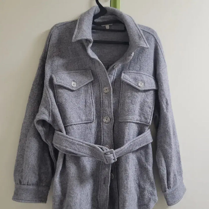 [BUNJANG] Plastic Island Shirt Jacket / 플라스틱 아일랜드 셔츠형 자켓 외투