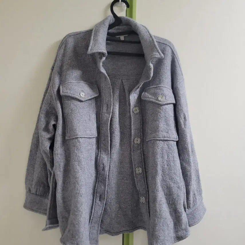 [BUNJANG] Plastic Island Shirt Jacket / 플라스틱 아일랜드 셔츠형 자켓 외투