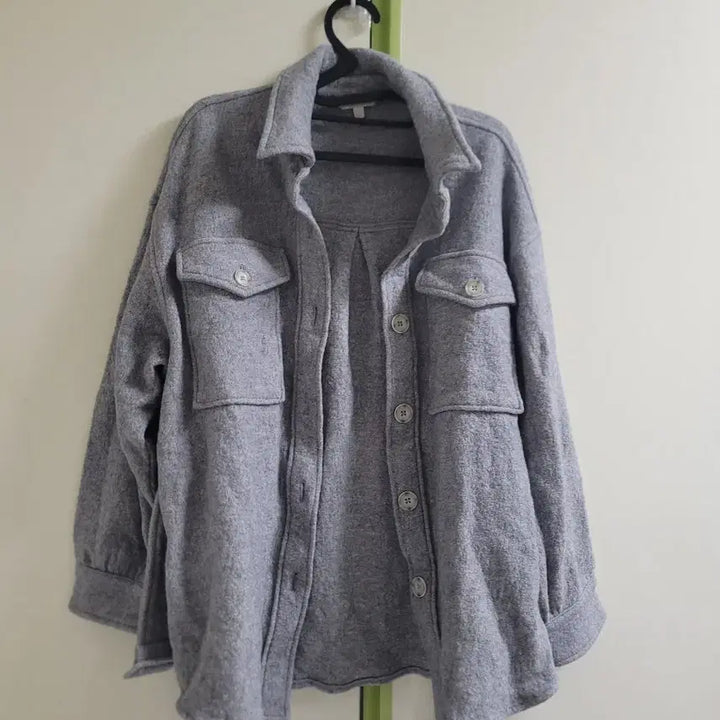 [BUNJANG] Plastic Island Shirt Jacket / 플라스틱 아일랜드 셔츠형 자켓 외투