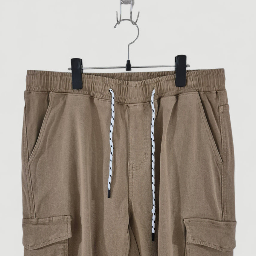 [BUNJANG] XL Banned Cargo Pants / 미사용[XL]밴딩 카고바지 팬츠