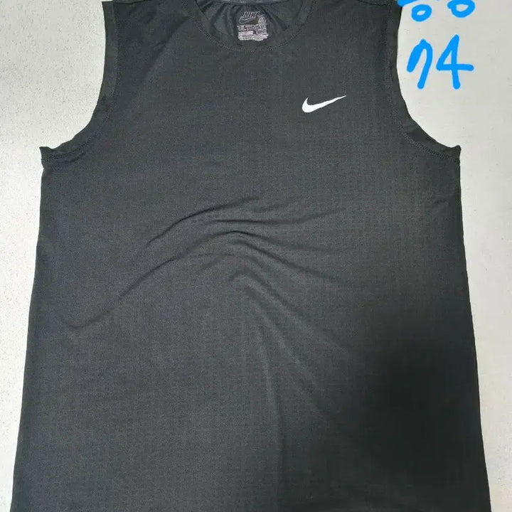 [SOLD OUT] 나이키 기능성 런닝 3XL 검정 민소매 티셔츠