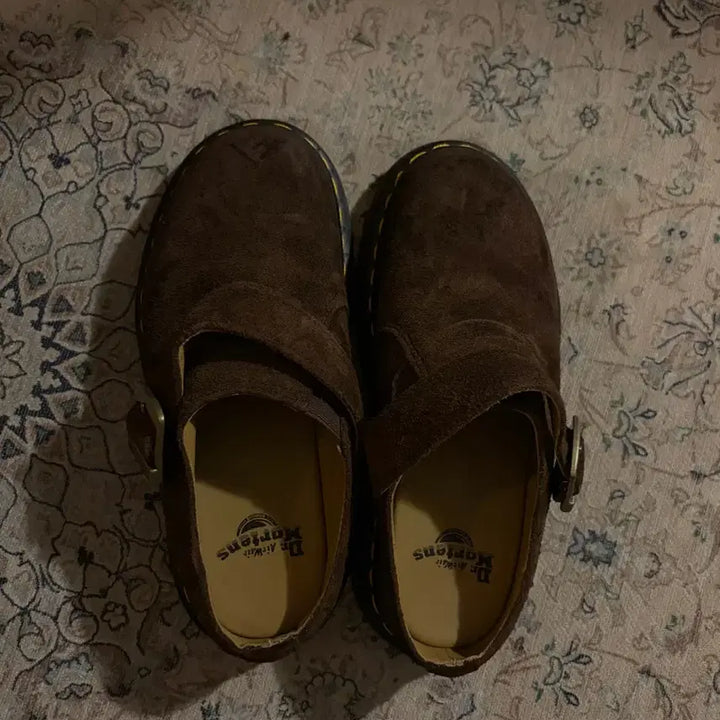 [BUNJANG] Dr. Martens Esham Suede Mule Dark Brown / 닥터마틴 아이샴 스웨이드 뮬 다크브라운