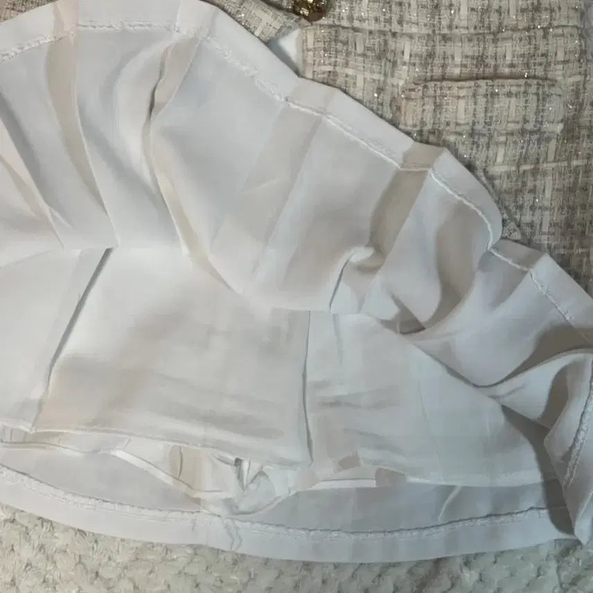 [BUNJANG] DAISY Tweed Pleated Skirt S / DAISY 트위드 플리츠 스커트 S