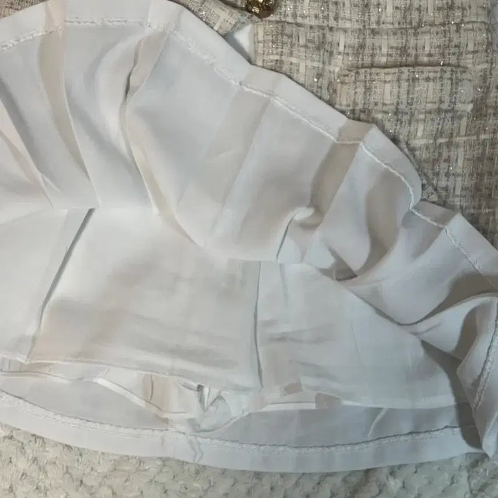[BUNJANG] DAISY Tweed Pleated Skirt S / DAISY 트위드 플리츠 스커트 S
