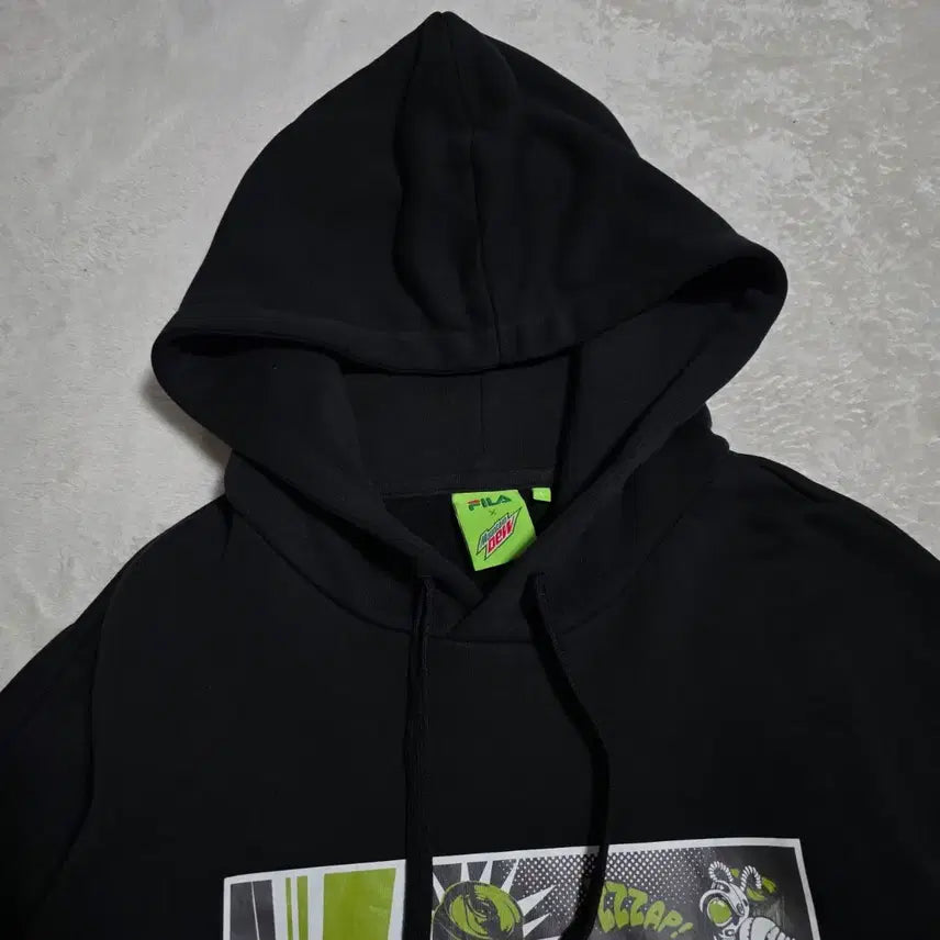 [BUNJANG] Fila Mountain Dew Collaboration Hoodie / (XL)휠라 마운틴듀 콜라보 후드티셔츠