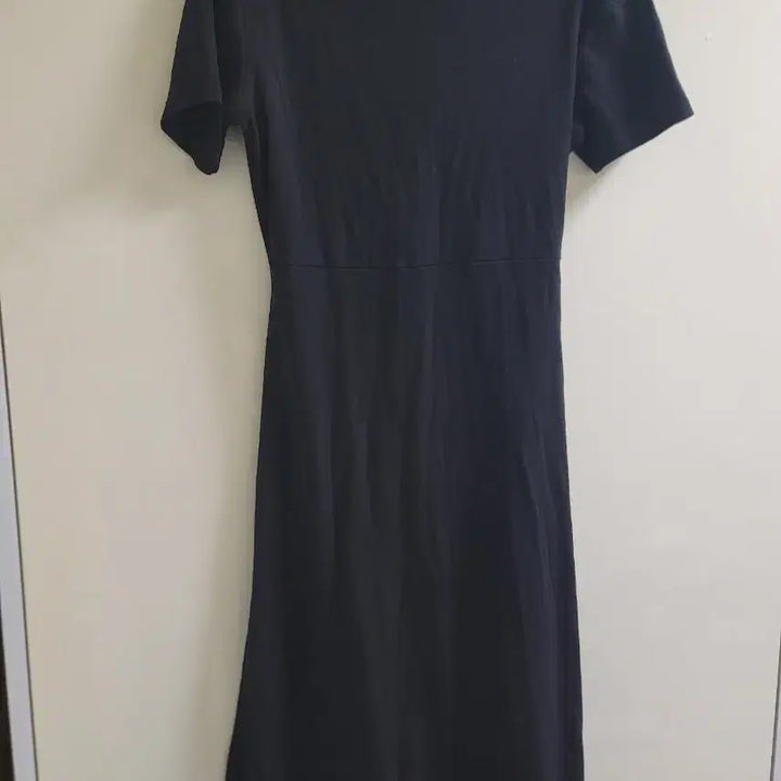 [BUNJANG] Black Chain Shirring Crop Top Dress / 블랙 체인 셔링 원피스