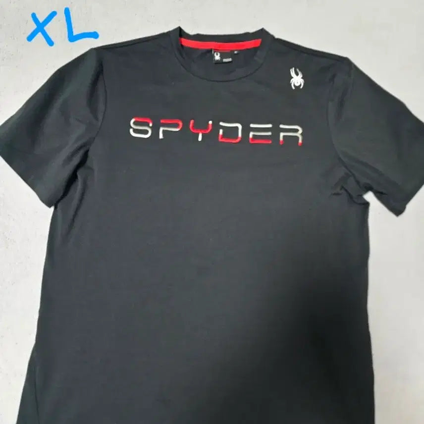 [SOLD OUT] 스파이더 블랙 반팔 티셔츠 XL