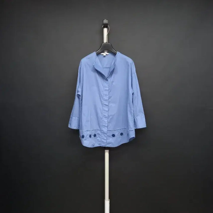 [BUNJANG] SJ WANI Long Sleeve Blouse (Sky Blue) 77 / SJ WANI 춘추 긴팔블라우스 77