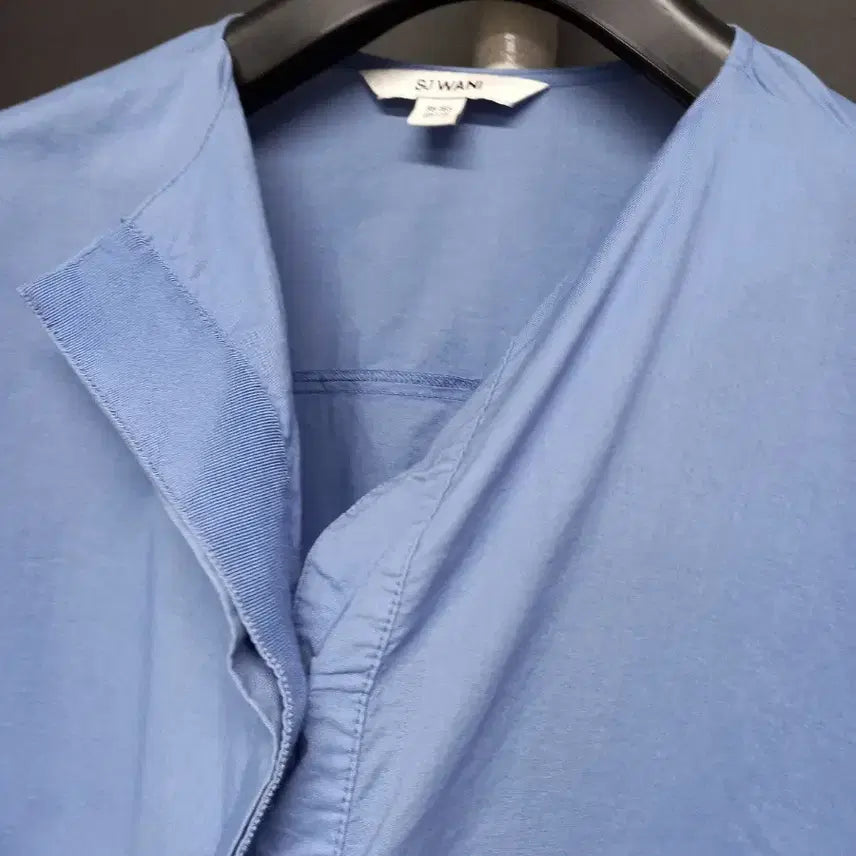 [BUNJANG] SJ WANI Long Sleeve Blouse (Sky Blue) 77 / SJ WANI 춘추 긴팔블라우스 77