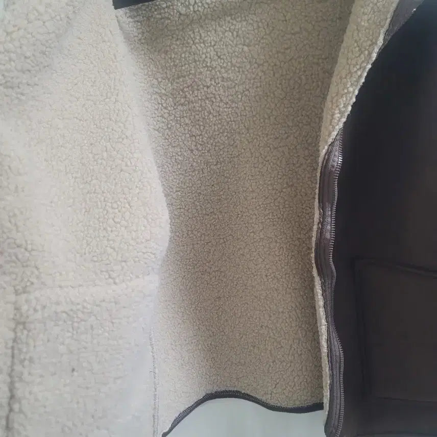 [BUNJANG] Brown Faux Shearling Jacket - Women&