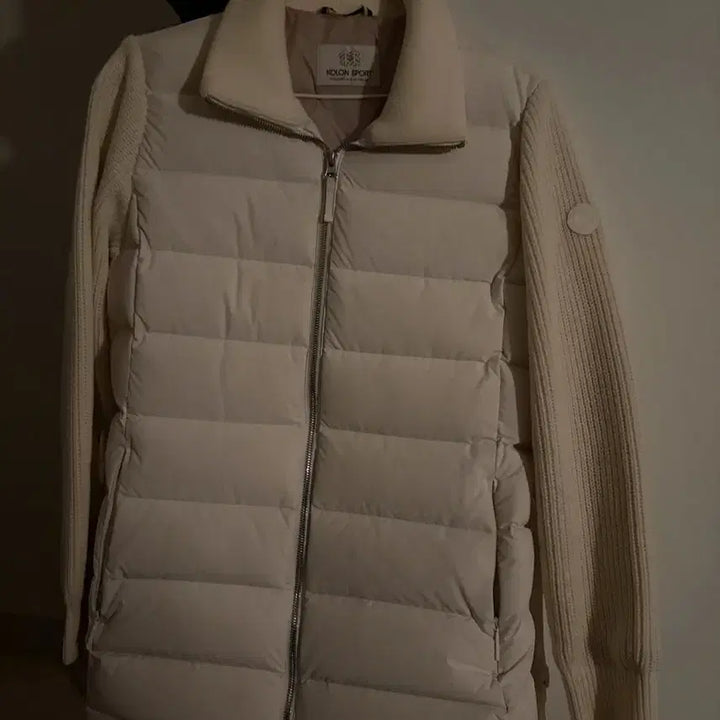 [BUNJANG] Kolon Sport Knit Sleeve Padded Jacket / 코오롱 스포츠 니트 소매 패딩