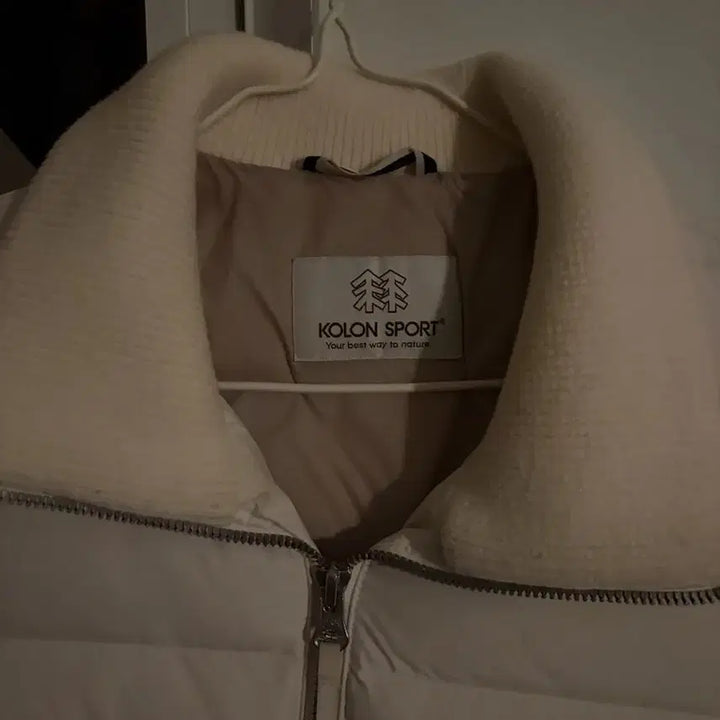 [BUNJANG] Kolon Sport Knit Sleeve Padded Jacket / 코오롱 스포츠 니트 소매 패딩
