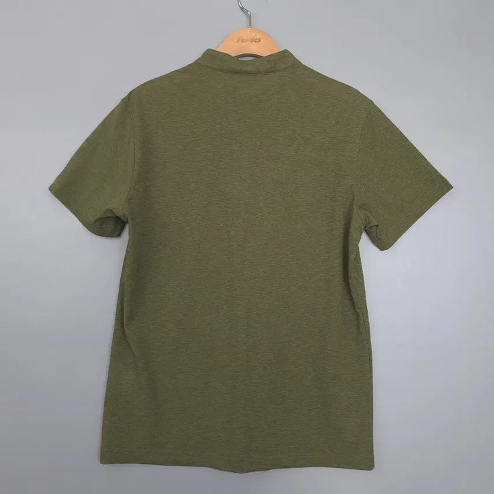 [BUNJANG] Beanpole Outdoor Half Zip-Up T-Shirt / 빈폴 BEANPOLE 아웃도어 집업 하프 티셔츠 카키 100