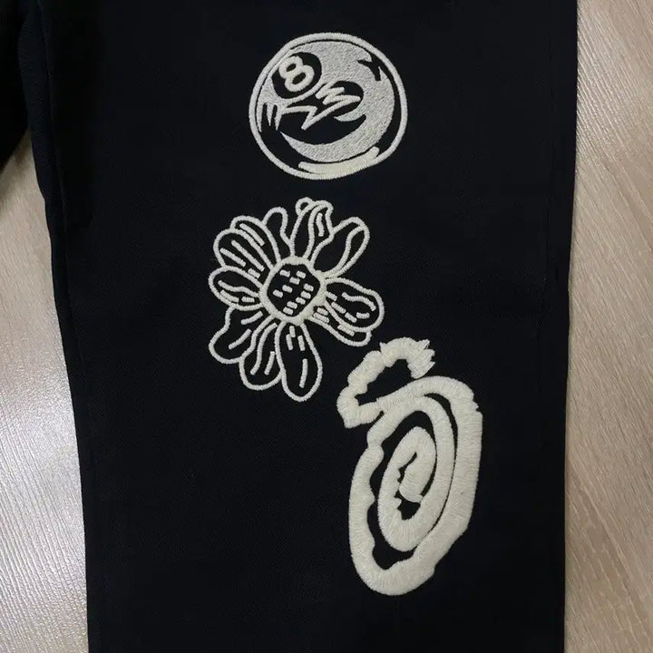 [BUNJANG] Stussy Icon Beach Pants Washed Black (L) / (L) 스투시 노마 아이콘 비치 팬츠 워시드 블랙