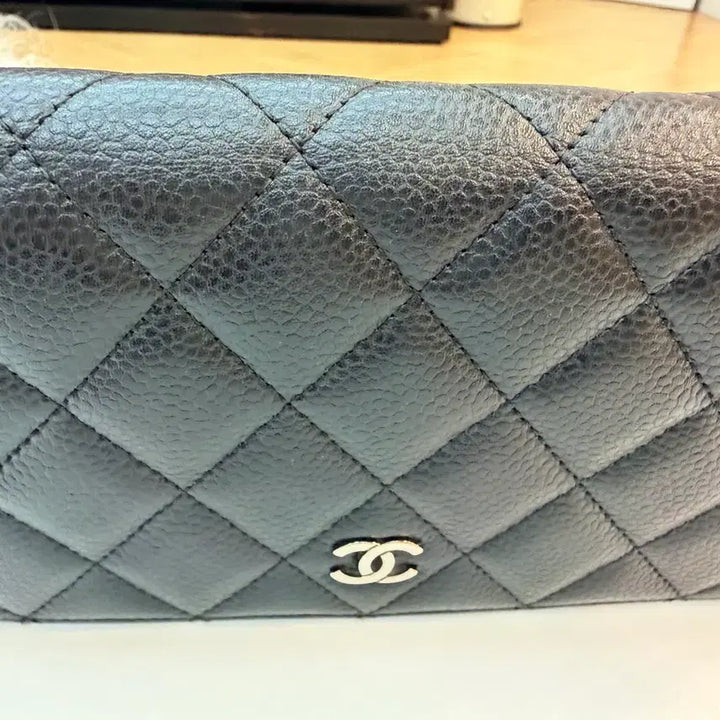 [BUNJANG] Chanel Black Caviar Long Wallet / 샤넬 블랙 캐비어 장지갑