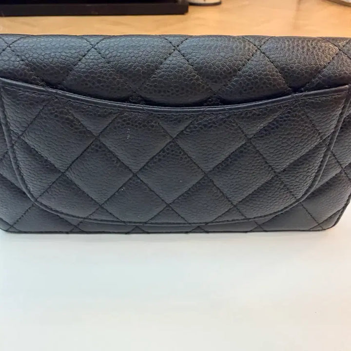 [BUNJANG] Chanel Black Caviar Long Wallet / 샤넬 블랙 캐비어 장지갑