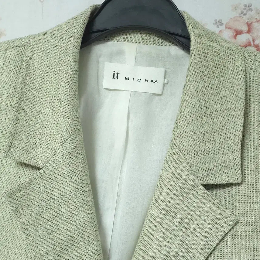 [BUNJANG] It MICHAA Glossy Linen Blend Jacket / 잇미샤 글로시 마혼방 자켓