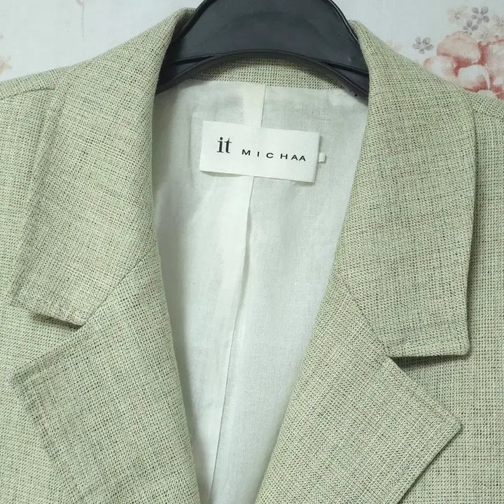 [BUNJANG] It MICHAA Glossy Linen Blend Jacket / 잇미샤 글로시 마혼방 자켓