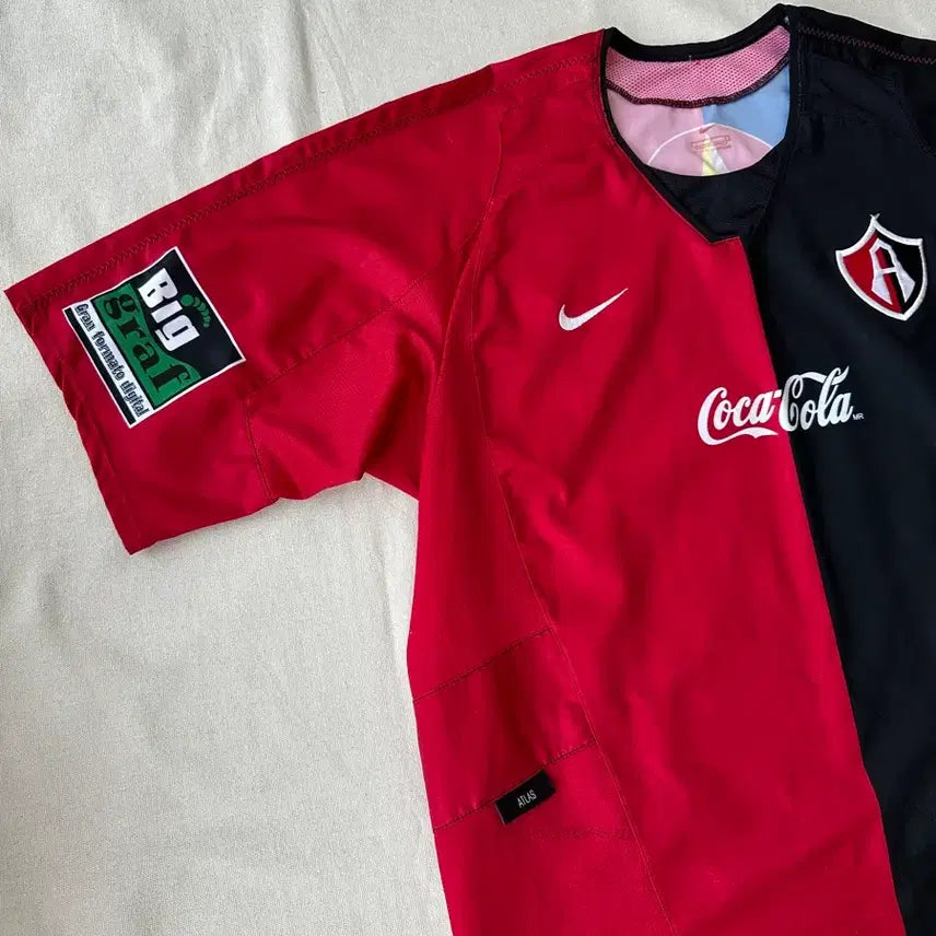 [BUNJANG] Nike Atlas FC 03-04 Home Jersey Coca-Cola L / 나이키 아틀라스 03-04 홈 유니폼 코카콜라 L