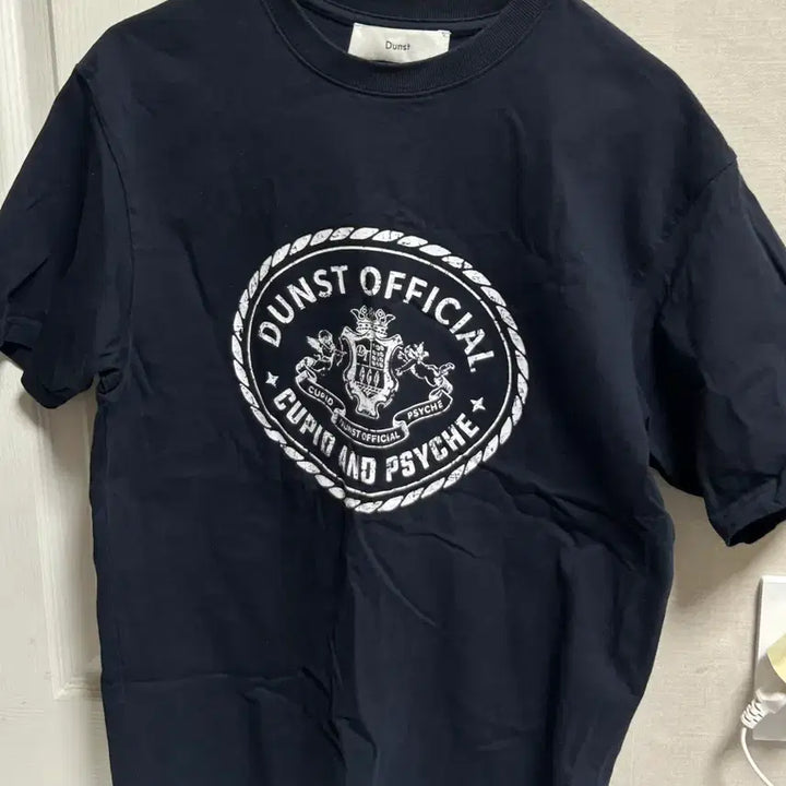 [BUNJANG] Dunst Cupid Campus Short Sleeve T-shirt / 던스트 유니섹스 큐피드 캠퍼스 반팔 티셔츠 S