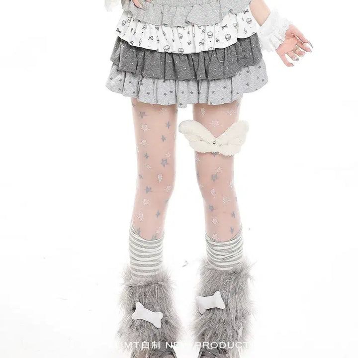 [BUNJANG] MJMT Subculture Dot Ribbon Cake Skirt / MJMT 서브컬쳐 키치 도트무늬 리본 케이크 스커트
