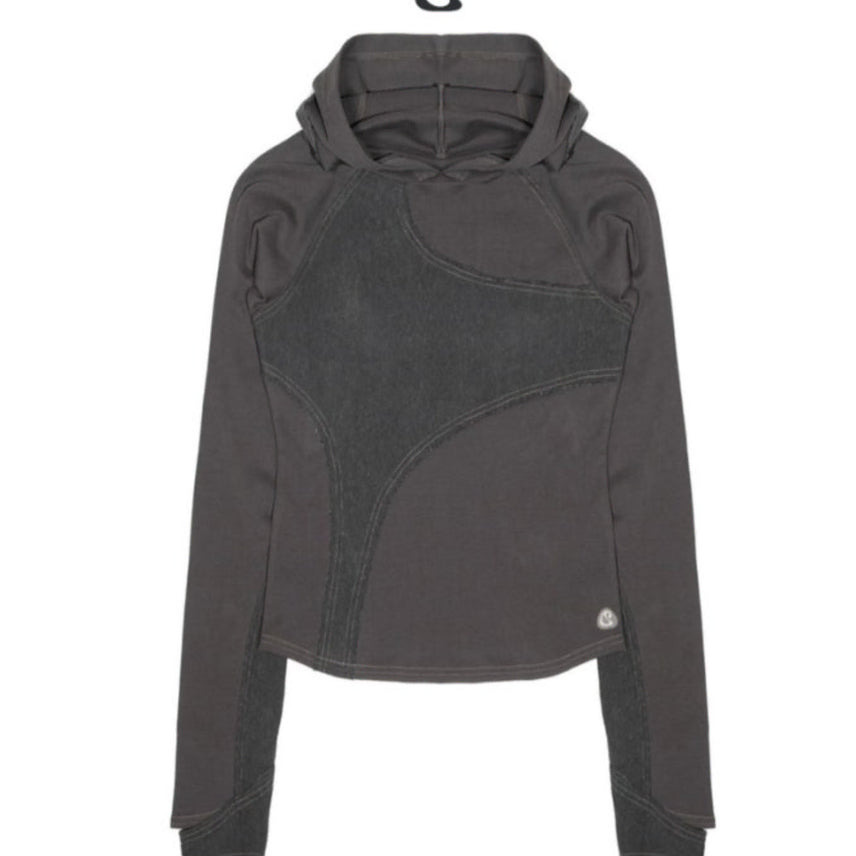 [BUNJANG] Smart Urban Useful Koi Seio Raw Edge Hoodie / 스마트어반유즈풀 RAW EDGE HOODIE 코이세이오