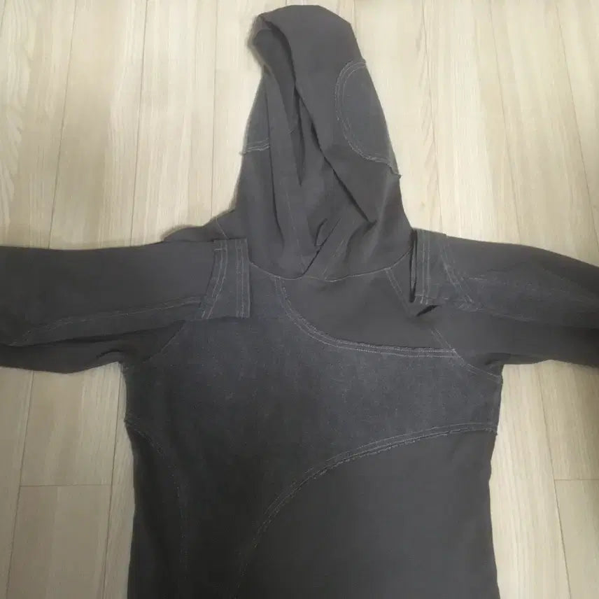 [BUNJANG] Smart Urban Useful Koi Seio Raw Edge Hoodie / 스마트어반유즈풀 RAW EDGE HOODIE 코이세이오